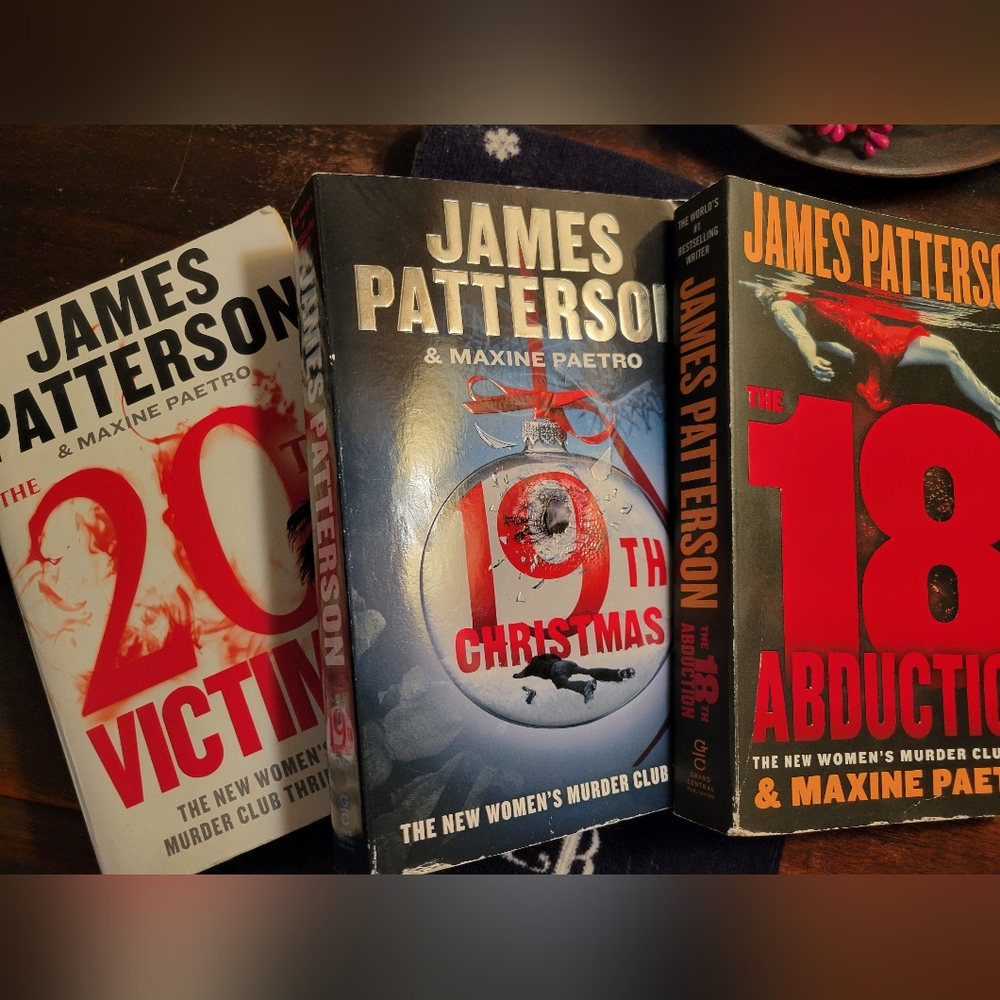 James Patterson Book Set Of 3